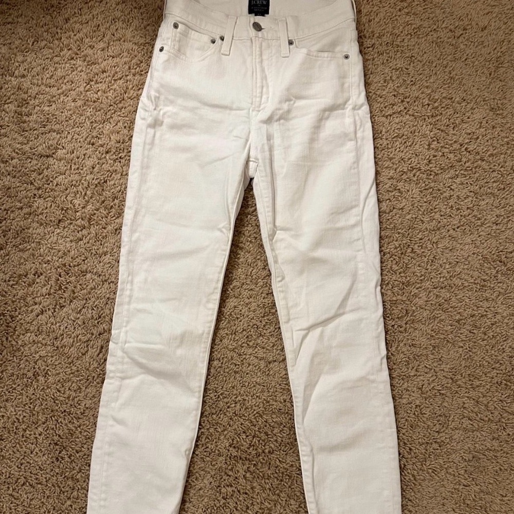 J. Crew White Skinny Jeans
